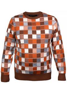 Load image into Gallery viewer, Prestige Crewneck Sweater # SW6544 Brown
