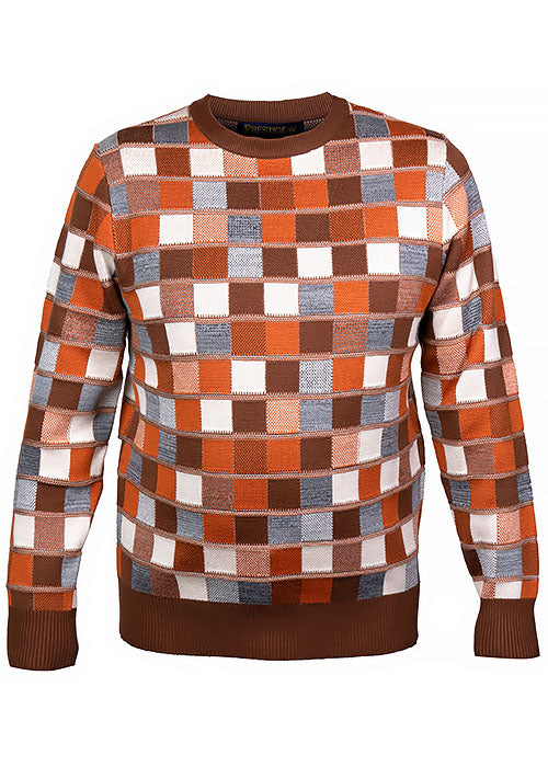 Prestige Crewneck Sweater # SW6544 Brown