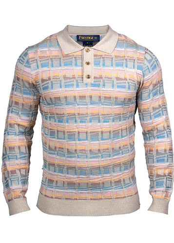 Prestige Polo Sweater # SW662 Beige