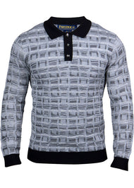 Prestige Polo Sweater # SW662 Black