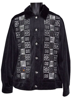 Prestige Velvet Jacket/Pants Set # CSL557 Black