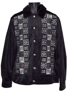 Prestige Velvet Jacket/Pants Set # CSL557 Black