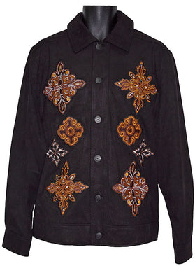 Prestige Ultra Suede Shirt/Pants Set # CSL558 Black