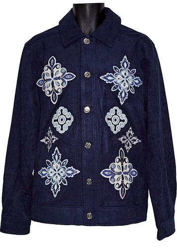 Prestige Ultra Suede Shirt/Pants Set # CSL558 Navy
