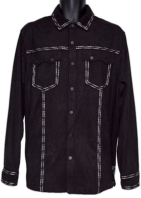 Prestige Ultra Suede Shirt/Pants Set # CSL562 Black