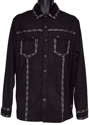 Prestige Ultra Suede Shirt/Pants Set # CSL562 Black