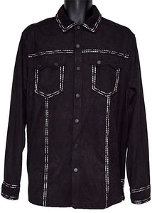 Prestige Ultra Suede Shirt/Pants Set # CSL562 Black