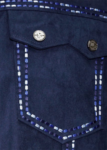 Prestige Ultra Suede Shirt/Pants Set # CSL562 Navy