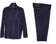 Load image into Gallery viewer, Prestige Shirt/Pants Set Weekly Deal # WS807101 Navy
