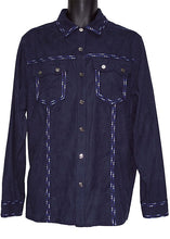 Load image into Gallery viewer, Prestige Ultra Suede Shirt/Pants Set # CSL562 Navy
