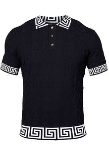Load image into Gallery viewer, Prestige Polo Shirt # CMK6030 Black
