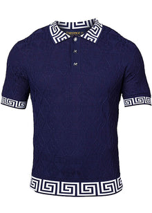 Load image into Gallery viewer, Prestige Polo Shirt # CMK6030 Navy
