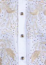 Load image into Gallery viewer, Prestige Shirt # Cot106 White/Gold

