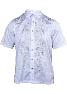 Load image into Gallery viewer, Prestige Shirt # Cot106 White/Silver
