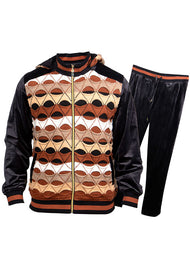 Prestige Velvet Jogger Set # LP119 Black