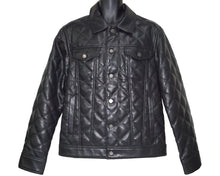 Load image into Gallery viewer, Lanzino Faux Leather Jacket # JK144 Black

