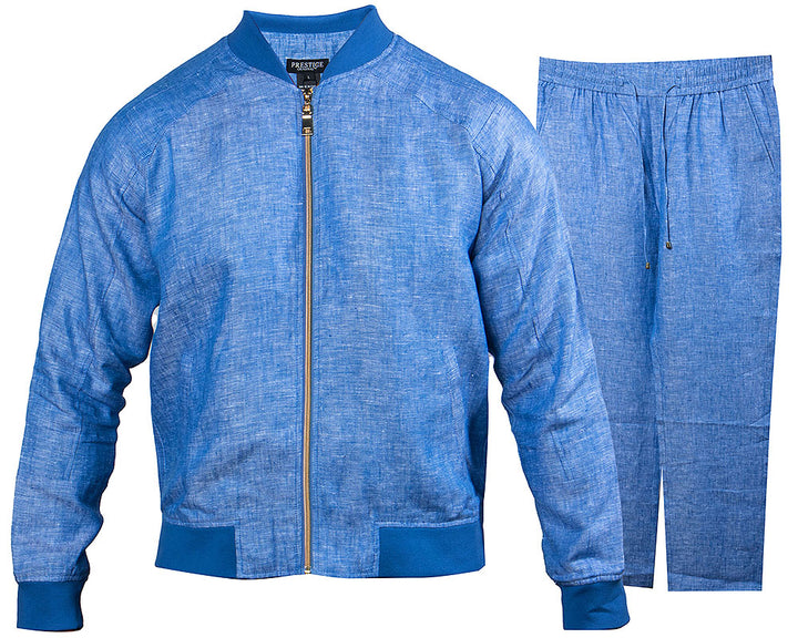 Prestige Linen Jacket/Pants Set LP71 Blue