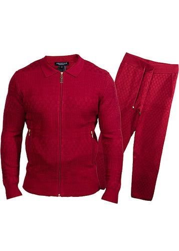 Prestige Jogger Set # WS101696 Wine