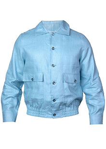 Load image into Gallery viewer, Prestige Linen Jacket/Pants Set # LNG6300 Blue
