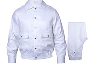 Prestige Linen Jacket/Pants Set # LNG6300 White