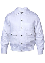 Load image into Gallery viewer, Prestige Linen Jacket/Pants Set # LNG6300 White
