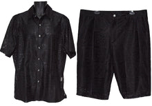 Load image into Gallery viewer, Prestige Shirt/Shorts Set # LSS500 Black
