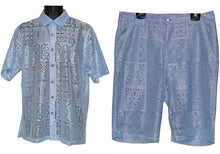 Load image into Gallery viewer, Prestige Shirt/Shorts Set # LP59 Blue
