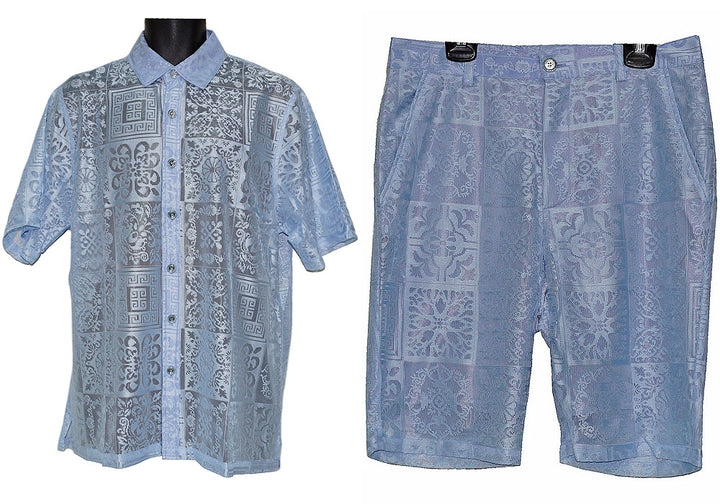 Prestige Shirt/Shorts Set # LP59 Blue