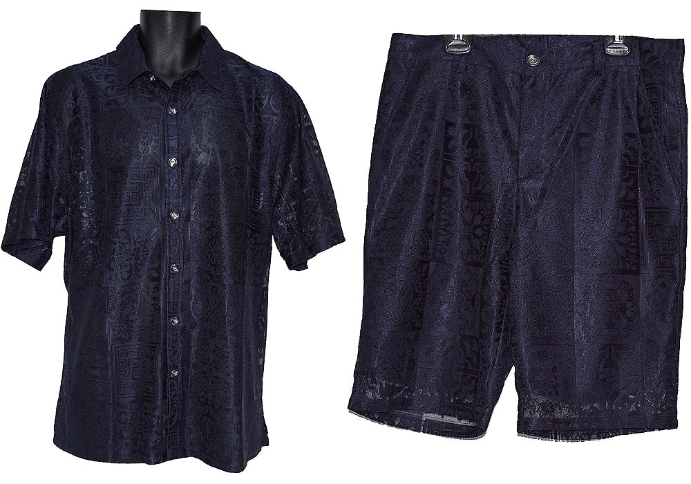 Prestige Shirt/Shorts Set # LSS500 Navy
