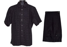 Load image into Gallery viewer, Prestige Linen Shirt/Pants Set # LP63 Black

