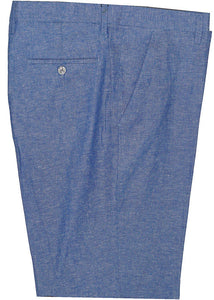 Prestige Linen Shirt/Pants Set # LUX512 Blue