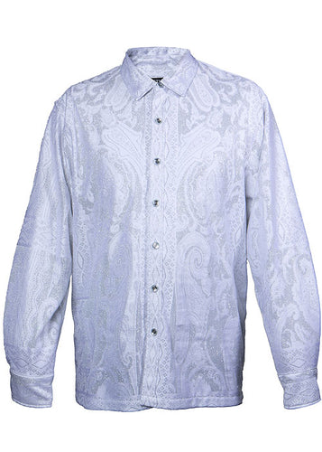 Prestige Shirt # LP122 White/Silver