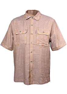 Load image into Gallery viewer, Prestige Linen Shirt/Pants Set # LUX530 Khaki
