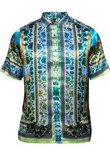 Prestige Satin Shirt # PR323 Mint