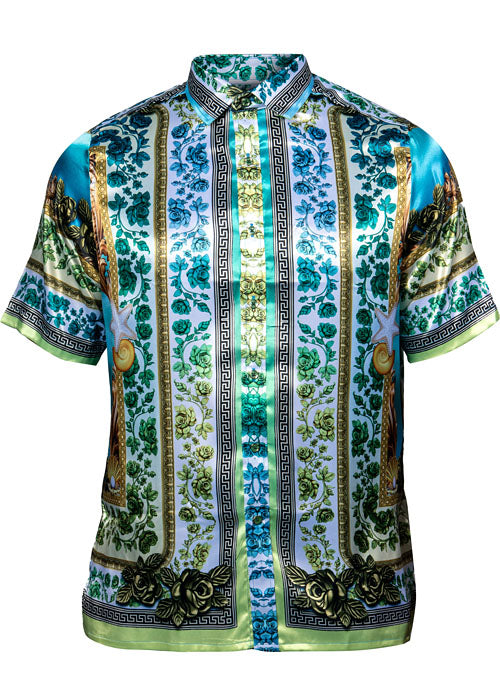 Prestige Satin Shirt # PR323 Mint