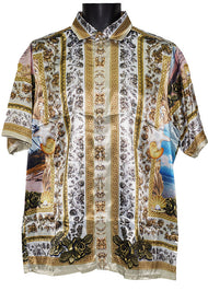 Prestige Satin Shirt # PR323 Sand