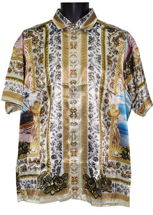 Load image into Gallery viewer, Prestige Satin Shirt # PR323 Sand
