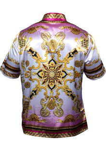 Load image into Gallery viewer, Prestige Satin Shirt # PR331 Fuschia
