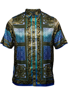 Load image into Gallery viewer, Prestige Satin Shirt # PR340 Azure
