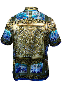 Load image into Gallery viewer, Prestige Satin Shirt # PR340 Azure
