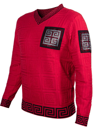 Prestige Sweater # LP157 Red