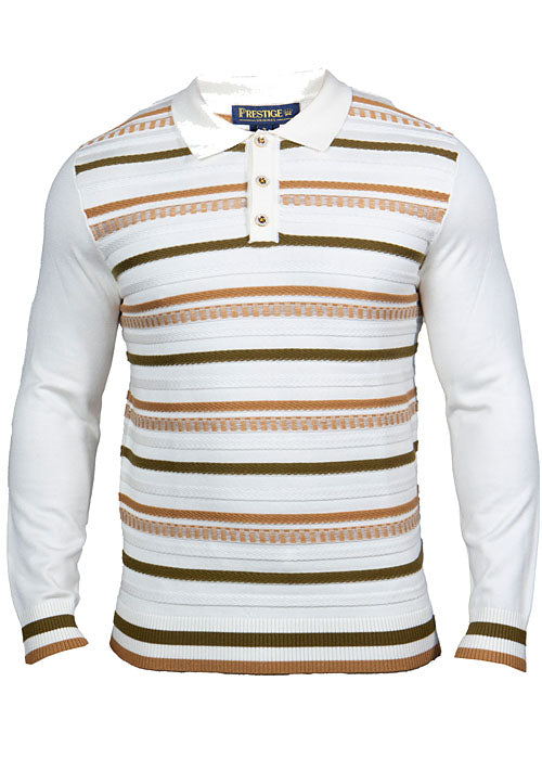 Prestige Polo Sweater # SW663 Khaki