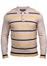 Prestige Polo Sweater # SW663 Stone
