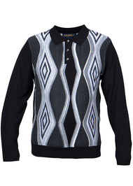 Prestige Polo Sweater # SW677 Black