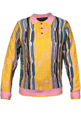 Prestige Polo Sweater # SW689 Pink