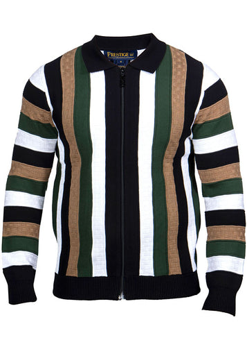 Prestige Zipper Sweater/Jacket # SW693 Black