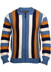 Prestige Zipper Sweater/Jacket # SW693 Denim