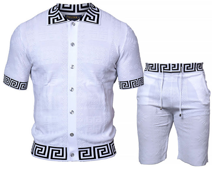 Prestige Shirt/Shorts Set # CKJ6125 White