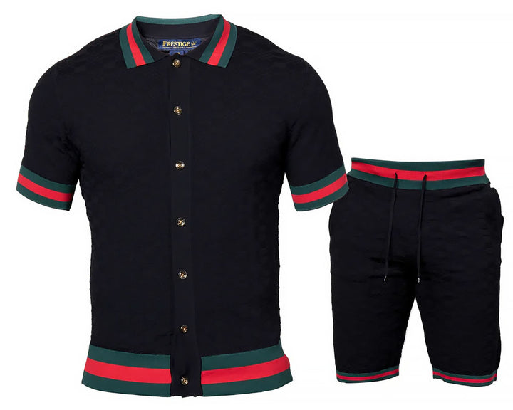 Prestige Shirt/Shorts Set # CKJ6126 Black