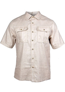 Load image into Gallery viewer, Prestige Linen Shirt/Pants Set # LUX530 Oatmeal
